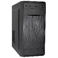 Корпус 500Вт ExeGate Miditower XP-332-XP500 (ATX, БП XP500 с вент. 12см, 2*USB, аудио, черный)