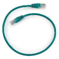 Патч-корд RG45  Cablexpert PP12-0.5M/G кат.5e, 0.5, литой, многожильный (зеленый)