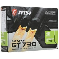 Видеокарта PCI-E 2Gb GeForce GT730 MSI N730-2GD3V2 128bit DDR3 700/1800 DVIx1/HDMIx1/ CRTx1/HDCP Ret