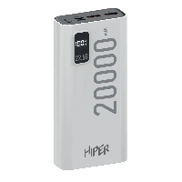 Мобильный аккумулятор Hiper EP 20000 20000mAh 3A QC PD 2xUSB белый