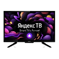 Телевизор 24" LED Yuno ULX-24TCS221 Smart Яндекс.ТВ черный/HD READY/50Hz/ DVB-T2/DVB-C/DVB-S/ DVB-S2/U