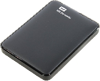 Жесткий диск USB3.0 1Tb WesternDigital WDBUZG0010BBK-WESN Elements Portable 2.5" черный