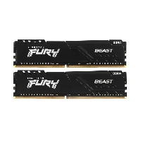  DIMM DDR4 32Gb 2666MHz Kingston KF426C16BB1K2/32 CL16 DIMM (Kit of 2) 1Gx8 FURY Beast Black