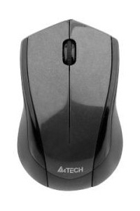 Мышь беспроводная A4Tech G3-280A серый/черный оптическая (1200dpi) USB (3but)