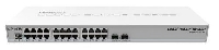 Коммутатор 24TP Mikrotik CRS326-24G-2S+RM, 24x10/100/1000 Ethernet, 2xSFP+, RouterOS L5/SwOS