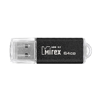  64GB USB 3.0 Mirex UNIT BLACK