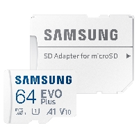 Карта памяти Micro-SD 64Gb Class 10, Samsung EVO MB-MC64KAAPC +SD adapter