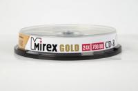 Диск CD-R 700Mb 24x Mirex Gold без упак (10шт/упак.) (UL120054A8L)