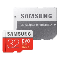 Карта памяти Micro-SD 32Gb Class 10, Samsung EVO Plus MB-MC32GA/APC
