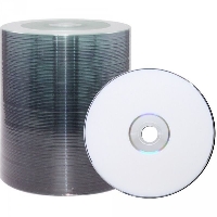 Диск CD-R 700Mb 48x Mirex White для термопечати (UL120037A8T) 100шт/уп