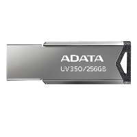 Флеш диск 256GB USB 3.0 A-Data UV350  AUV350-256G-RBK  серебристый