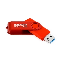  128GB USB 3.0 Smartbuy Twist Red (SB128GB3TWR)