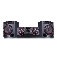 Музыкальный центр LG CJ44 черный 480Вт CD CDRW FM USB BT