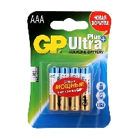   AAA GP Ultra Plus Alkaline 24AUPA21-2CRSB4 AAA (4) 