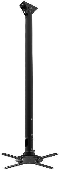 Крепление для проектора Kromax PROJECTOR-2000 черный, максимальная нагрузка 20кг, потолочный, поворот и наклон, угол наклона -20/+20, угол поворота 360,