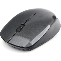 Мышь беспроводная Gembird MUSW-250-1, 2.4ГГц, 3 кнопки + колесо кнопка,1600DPI серый