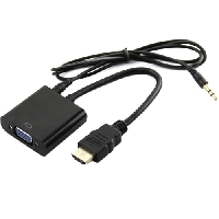  HDMI-VGA Cablexpert A-HDMI-VGA-03  19M/15F,  15, Jack3.5 