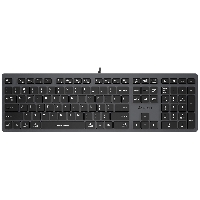 Клавиатура A4TECH A4 Fstyler FX50 USB slim Multimedia (FX50 GREY)
