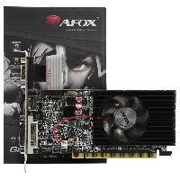Видеокарта PCI-E 0,5Gb GeForce GF210 Afox GDDR3 64bit VGA DVI HDMI RTL