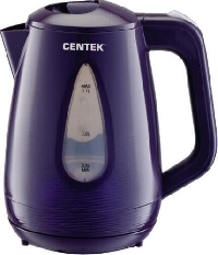 Чайник Centek CT-0048 Цвет фиолетовый, объем 1,8 л., мощность 2200 Вт/ тип нагревательного элемента закрытая спираль, автоотключение при отсутствии воды, подсветка, материал корпуса плактик