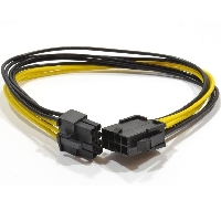    Cablexpert CC-PSU-84, PCI-Express 6+2pin M/ PCI-Express 8pin F, 30