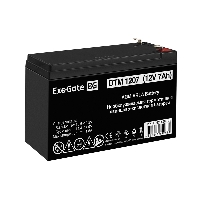 Аккумулятор UPS 12V 07Ah ExeGate DTM 1207 (клеммы F2) (151x65x95mm)