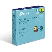 Сетевая карта беспроводная (USB) TP-LINK Archer T2U NANO AC600 Nano Wi-Fi USB-адаптер