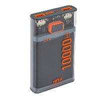 Мобильный аккумулятор Hiper CORE X Transparent 10000mAh QC/PD 3A черный CORE X TRANSPARENT