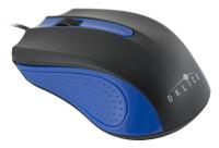 Мышь проводная Oklick 225M черный/синий оптическая (1200dpi) USB (2but)