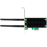 Сетевая карта (PCI-E) TP-LINK Archer T4E двухдиапазонный адаптер WiFi 5 ГГц, 2.4 ГГц 867 Мбит / сек Wireless AC Dual Band , 2 антенны MIMO, Adapter (Wireless Client), Infrastructure