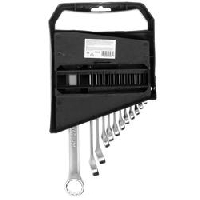 Набор ключей комбинированных 6-22мм, 12шт., CrV, матовый хром 15429 Stels