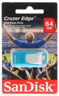   64GB USB 2.0 Sandisk Cruzer Edge EURO 2016 Football SDCZ51-064G-E35BG 