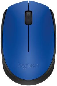 Мышь беспроводная Logitech M171черный /серый (1000dpi) USB (2but)  (910-004424)