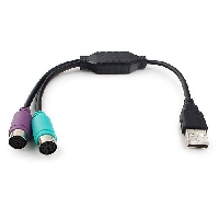  () x2 PS/2 => USB Gembird UAPS12-B , 2xPS/2 /AM, 
