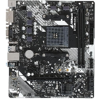   Socket-AM4 Asrock B450M-HDV R4.0 2xDDR4 m.2 mATX AC`97 8ch(7.1) GbLAN RAID+VGA+DVI+HDMI