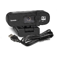 Камера WEB ExeGate Stream  HD 4000 4K UHD T-Tripod (матрица 1/3" 8 Мп, 3840x2160, 32fps, 6-линзовый объектив (стекло), автофокус, шторка, USB, микрофон с шумоподавлением, телескоп штатив Tripod Tele Ball, кабель 1,5 м,