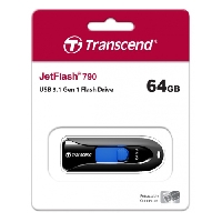 Флеш диск 64GB USB 3.0 Transcend Jetflash 790 TS64GJF790K USB3.0 черный