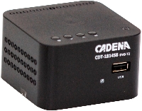 Цифровой ресивер DVB-T2 Cadena CDT-1814SB DVB-T, DVB-T2, HDMI, USB, пластиковый корпус, черный
