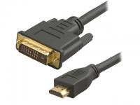  HDMI - DVI Cablexpert CC-HDMI-DVI-15, 19M/19M,  4.5, single link, , ., , 