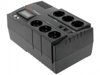 �������� �� Cyberpower BR650ELCD ( 650BA / 390��, 6 ���� �������, RJ11/RJ45 (1 ����/1 �����), �������/������ �������� (���) 8/1, ������ �� ���������� �����, USB-����, �����������, �������������� ����������, ���������������.