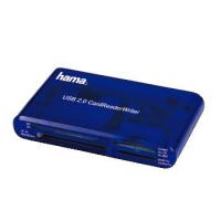 Картридер USB 2.0 Hama H-55348 синий 35 в 1