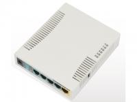 Маршрутизатор Mikrotik RB951Ui-2HnD 5x10/100, WiFi 802.11b/g/n, 1xUSB, RouterOS4