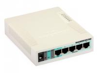 MikroTik RB951G-2HnD  5x10/100/1000, WiFi 802.11b/g/n, 1xUSB, RouterOS4