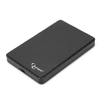 Контейнер Mobile rack HDD Gembird EE2-U2S-40P черный, USB 2.0, SATA, пластик