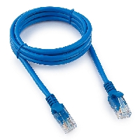 Патч-корд RG45  Cablexpert PP12-1,5M/B кат.5e, 1,5м, литой, многожильный (синий)
