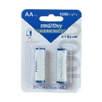 Аккумулятор AA Smartbuy1000 mAh NiMH 2BL (24/240)  (SBBR-2A02BL1000)  NiMH