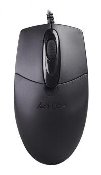 Мышь проводная A4 Tech OP-720 черный  (1000dpi) USB (3but) (BLACK)
