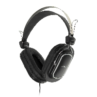 Наушники+микрофон A4 Tech HS-200 черные, 2.2м мониторные оголовье,20Гц-20КГц