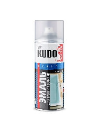 Эмаль аэрозоль KUDO д/ванн и керамики белая 520мл (KU-1301)