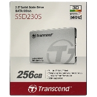 Твердотельный накопитель SSD 2.5" 256Gb Transcend TS256GSSD230S 2.5", SATA III 6Gb/s SSD230 3D NAND